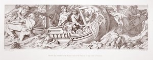 Le navire de Harold échoué sur la côte normande, dans le territoire de Guy, comte de Ponthieu, de 